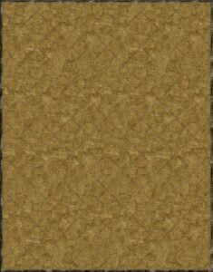 Av036 Gold Background 15 X 18 100 Knots Virtual Rug 1